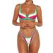 Women's Clothing Split Swimsuit Sexy Female Bikini European American Style Cross-Over Design Swimwear For Formal & Casual_ecoleips.com