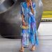 Women's Clothing Printed Layered Dress_ecoleips.com