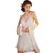 Aria Basics Aria Basics Sexy Women's Summer Thin Lace Camisole Hollow-out Beautiful Back Nightdress, Ice Silk Pajamas, European And American_ecoleips.com