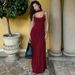 Women's European American Style Sexy Hot Dress French Temperament Solid Color Suspender Dress with Ruffles Twisted Waist Slimming Ribbons_ecoleips.com