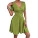 Cross-Border European And American Women's 2026 Summer Fashion New Elegant A-Line Dress Manufacturer Wholesale_ecoleips.com
