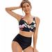 Aria Basics New European And American Style Hot Spring Women's Swimsuit, Sexy Printed Plus-size Bikini, Backless, Lace-up,_ecoleips.com