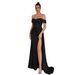 Aria Basics Aria Basics European And American Cross-Border Hot-Selling Sequin Strapless Sexy Dress Banquet Slit Long Slim Fit Aura Model Evening_ecoleips.com