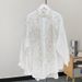 Women's Clothing All Match Long Sleeved Shirt Design Niche Medium Length Heavy Sequined Diamond Shirt_ecoleips.com