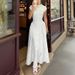 2026 Spring New Women's Clothing: Cross-Border European And American Dress, French Polka Dot Round Neck, Waist-Cinching,_ecoleips.com