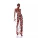 Verve Women's Gentle Style Outfit: Strapless Mesh Floral Embroidered Long Evening Dress For Banquet Party Elegant Gown_ecoleips.com