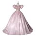 Romantic Pink Tutu Evening Gown – Satin Princess Ballgown For Vocal Performances, Hosting & Special Occasions_ecoleips.com