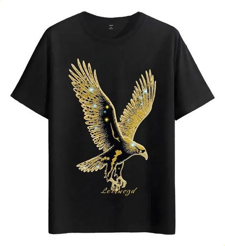 Women's T-Shirts Tshirt Muscle Freaks Golden Shiny Eagle Style_ecoleips.com