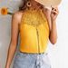 European American Women's Summer Fashion Hollow out Lace Vest Top Regular Fit Polyester Blouse Elegant England Style_ecoleips.com