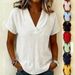 Women's Summer Knitted Top Short Sleeve Peter Pan Collar Casual Style European American New 2026 Independent Website_ecoleips.com