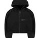 Women's Reversible Leopard Print Zip-Up Hoodie – Oversized Retro Pullover With Hood (Greyish/Black, S/M/L/XL/XXL)_ecoleips.com