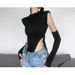 Women's Slim Fit Hooded Bodysuit Dark Color Summer Fashion Streetwear Sleeveless Sexy Top European American Style_ecoleips.com