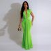 TW886 Slim Fitting Evening Gown Women's Fashion Sexy Deep V Dress European American Style Waist Cinching Elegant Casual Dress_ecoleips.com