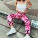 Women's Camouflage Cargo Denim Harem Pants Casual Style_ecoleips.com