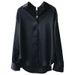 Women's Clothing acetate satin shirt women's glossy outer wear drape long sleeved shirt design niche light mature top spring_ecoleips.com