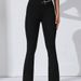 Women's Clothing High-Waisted Flared Yoga Pants For Women Tummy Control Hip Lifting European American Style Fitness Sportswear_ecoleips.com