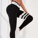 Women's Clothing Slim Fit Yoga Pants European American Style Butt Lifting Sweat Wicking Quick Drying Cross Waist Print For Running Outdoor Sports Gym_ecoleips.com