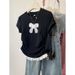 Women's Lightweight Crochet Blouse 260g Elegant Off-Shoulder Top with Lace Trim Casual Chic Daily Wear Layered Neckline_ecoleips.com