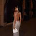 French Rhinestone Camisole Spicy Girl Wrapped Hip High-End Light Luxury Evening Dress, Party Backless Long Dress_ecoleips.com