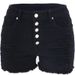 Women's Clothing Spring And Summer New Temperament Commuting Straight Hole High Waist Ordinary Washed Black And White Cotton Women's Jeans_ecoleips.com