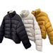 girl Girl Girl 90 White Duck Ribbed Down Jacket For Women Winter 2025 New Style Zero Pressure Comfortable Warm Versatile Short Stand_ecoleips.com