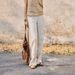 Women's 100% Linen High-Waisted Wide-Leg Trousers - Breathable Straight-Leg Pants For Elegant Commute & Casual Wear (White, Natural, Black)_ecoleips.com
