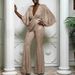 Women's Clothing Sequined Sexy Deep V Backless Jumpsuit Pants_ecoleips.com