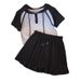 Sports Casual Shorts Suit For Women In Summer Fat Mm Loose Hooded Fashionable Two Piece Suit_ecoleips.com