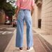Women's Ripped Casual Loose Straight Leg Jeans Versatile Style Denim Pants_ecoleips.com