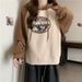 American-style Thin Hooded Sweatshirt Women, Suitable For Early Autumn, Versatile, Plus-size, Loose-fitting, Slimming,_ecoleips.com