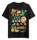 Women's T-Shirts Tshirt Muscle Freaks Mexico Colombia Cactus Style Sombrero_ecoleips.com