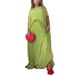 Women's Clothing Dress Solid Color Pleated Oversized Swing Fashion Loose Lace Women 8157_ecoleips.com