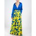 Women's Clothing New Loose Large Size Temperament Printed Shirt Top Wide Leg Pants Set_ecoleips.com