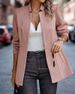 Women's Clothing Women's Slim Fit Jacquard Splicing Woolen Jacket Popular Thickened Temperament Commuter Jacket For Women_ecoleips.com
