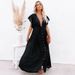 Women's Bamboo Button-Up Cover-Up Dress - Beach Sarong, Sun Protection Kimono, Bikini Wrap, Vacation Shawl_ecoleips.com
