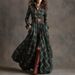 Plus Size Women's French Retro Plaid Slimming Dress With Free Belt Irregular New Arrival From_ecoleips.com