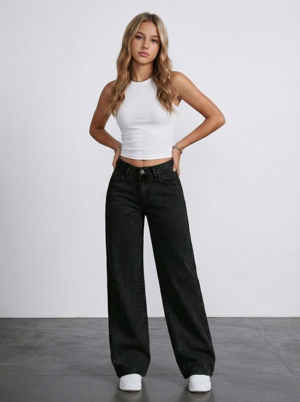 Cross-border In-stock Product Exclusively For European American : Washed, Distressed, Women's Butterfly_ecoleips.com