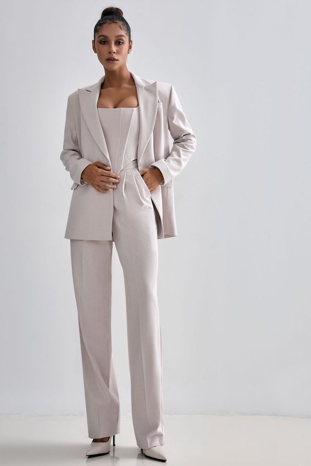 Women's Clothing Temperament Elegant Women's Vest Suit Jacket Trousers Three Piece Suit Commuting Fashion Suit_ecoleips.com