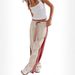 Spring Summer New Side Stripe Straight Leg Women's Retro Sports Style Loose Elegant Casual Pants_ecoleips.com