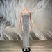 Elegant Luxurious Fur Trimmed Shawl Full Length Halter Neck Gown Rhinestone Embellished Light Wedding Dress Engagement Party Evening Gown_ecoleips.com