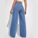 Women’s Clothing new trendy mid waist straight jeans_ecoleips.com