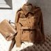 Suede Brown Jacket Medium And Long Temperament High Sense Light And Mature Style Casual Trench Coat Women's Clothing_ecoleips.com