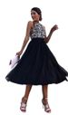 Women's Clothing new women's dress sexy sleeveless halter neck sequin dress_ecoleips.com