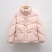 Bitter Winter Siyu New Short Loose Corduroy Bread Jacket Jacket Stand-up Collar Horn Buckle Down Jacket Women_ecoleips.com