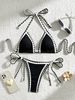 Women's Clothing New Solid Color Ins Style Swimsuit Women Sexy Bikini Beach_ecoleips.com