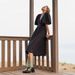 Women's Clothing Point Sleeve Long Dress Spring And Summer New Bubble Sleeve Dress Long Dress For Women_ecoleips.com