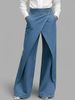 Women's High Waist Straight Leg Jeans - Classic Blue & Black Denim Pants For Casual Streetwear Fashion_ecoleips.com