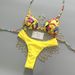 2026 European American Style Sexy Graffiti Print Two Piece Swimsuit Color Block Backless Design Vacation Bikini for Women_ecoleips.com