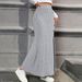 Voya Women's Sexy And Simple Commuting Skirt, Spring And Summer New Versatile High Waisted Slit Hanging Long Skirt_ecoleips.com