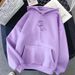 Women's Clothing autumn and winter new style hooded sweatshirt for women plus velvet student loose casual couple long sleeved tops for women_ecoleips.com